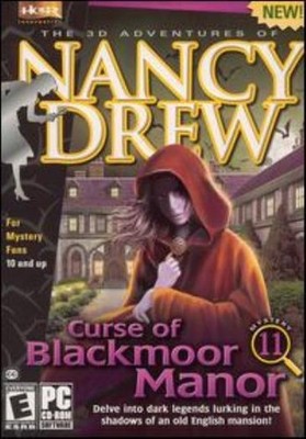 Nancy Drew: Curse of Blackmoor Manor PC CD mansion witch haunting mystery game!