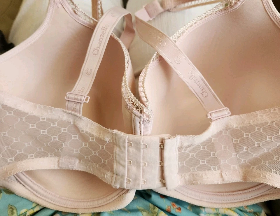 全新 CHANTELLE 粉色模压钢圈文胸 尺寸 36DDD 3581 — 第 3/4 张图片