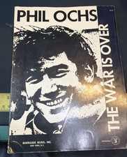 Phil Ochs The War Is Over Barricade Music FIRST EDITION 