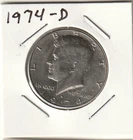 1974-D 50C Kennedy Half Dollar