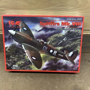 1/48 Spitfire Mk.VIII WWII Chasseur britannique ICM 48067 Kit modèle en plastique scellé