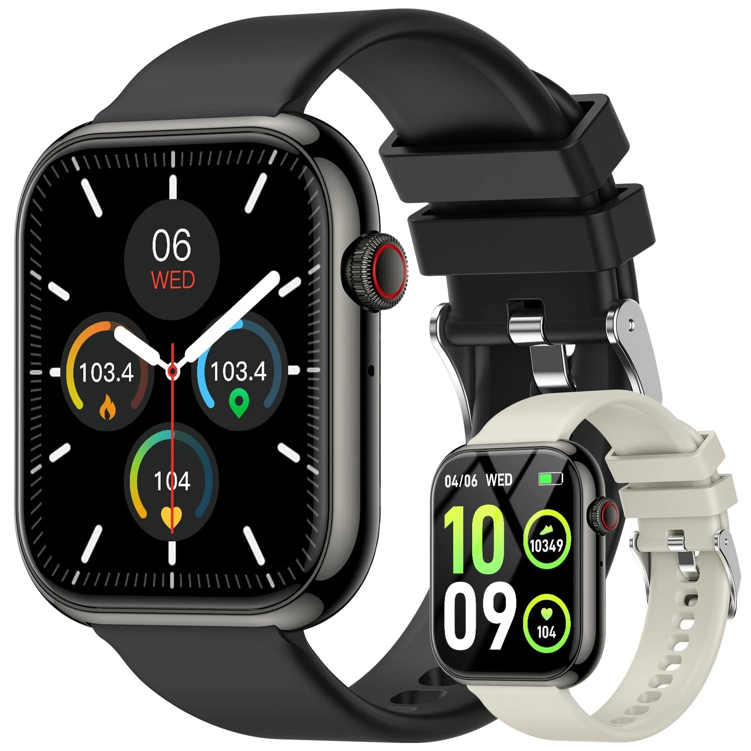 Smart Watch for Men Women Fitness: Waterproof Make Answer Call Running Smartw...