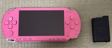 Console Sony Playstation Portable PSP 1000 rosa batteria testata Giappone senza scatola