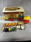 Vintage Fisher Price Little People Play Family Camper Partial Set Sink And Toile