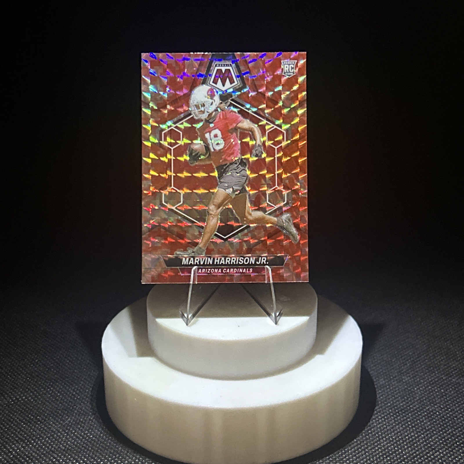 2024 Panini Mosaic Marvin Harrison Jr. #304 Rookie Red Camo! Arizona Cardinals!