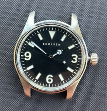 Enoksen Deco E06 Explorer Style Field Watch 36mm Black Dial - Full Kit + Extras⁠