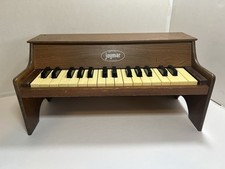 Vintage Jaymar Piano 1950s Wood Toy Piano 30 Key Tabletop Display Made In USA