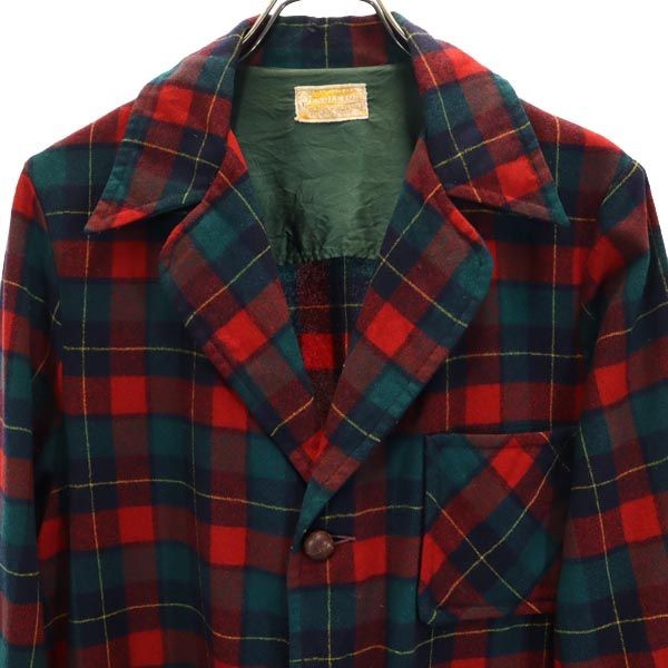 PENDLETON 50s vintage Check Pattern Long sleeve t… - image 6