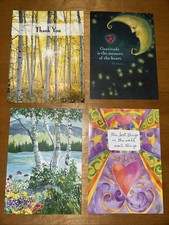 ASSORTED THANK YOU GREETING CARDS LOT OF 4 WITH ENVELOPES BRAND NEW