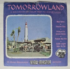 Vintage 1956 Disneyland Tomorrowland Souvenir View Master Packet D855 Complete