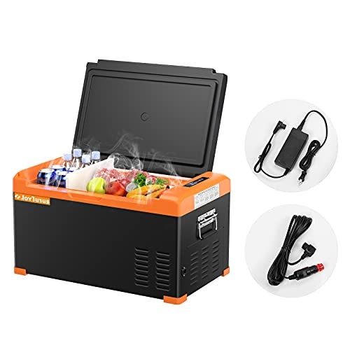 ПОРТАТИВНЫЙ АВТОМОБИЛЬНЫЙ ХОЛОДИЛЬНИК JOYTUTUS 32-ЛИТРОВЫЙ КОМПРЕССОРНЫЙ ХОЛОДИЛЬНИК ОБЪЕМОМ 30 ЛИТРОВ C30 - ОРАНЖЕВЫЙ