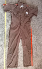 Vintage United Airlines Mechanic Uniform coveralls Union Made Unitog USA 42 reg.