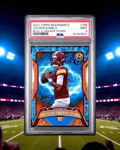 2024 Topps Resurgence - Rookies Jayden Daniels #196 Blue