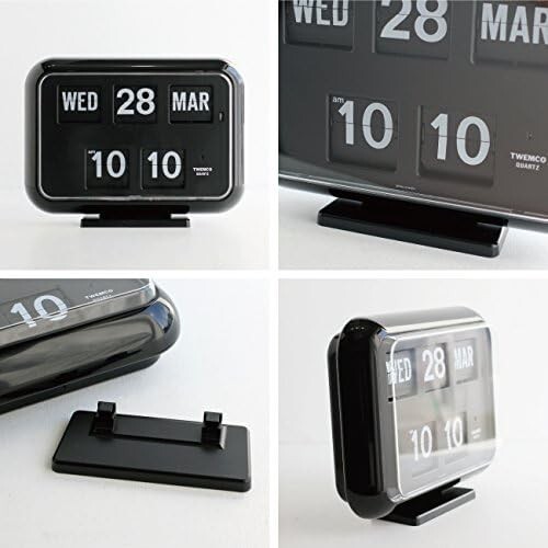 Twemco QD-35 Hanging Clock Flip Clock Perpetual Calendar