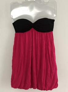 forever 21 black strapless dress