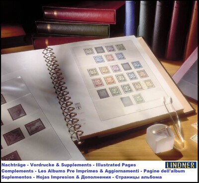 Lindner 121HD Germany Brand booklet booklet covers variations GDR T-preprint