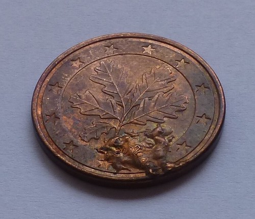Error: Germany 5 Euro Cent 2002, Mint error - Picture 2 of 3