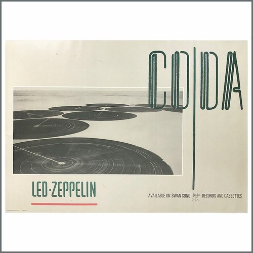 Led Zeppelin 1982 Coda Promotional Poster (USA) - 第 1/1 張圖片