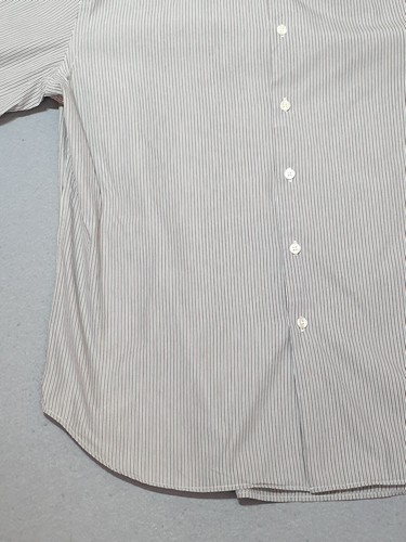 Paul Smith Camisa Hombre Grande Rayas Algodón Gris Morado Manga Larga - Imagen 8 de 20