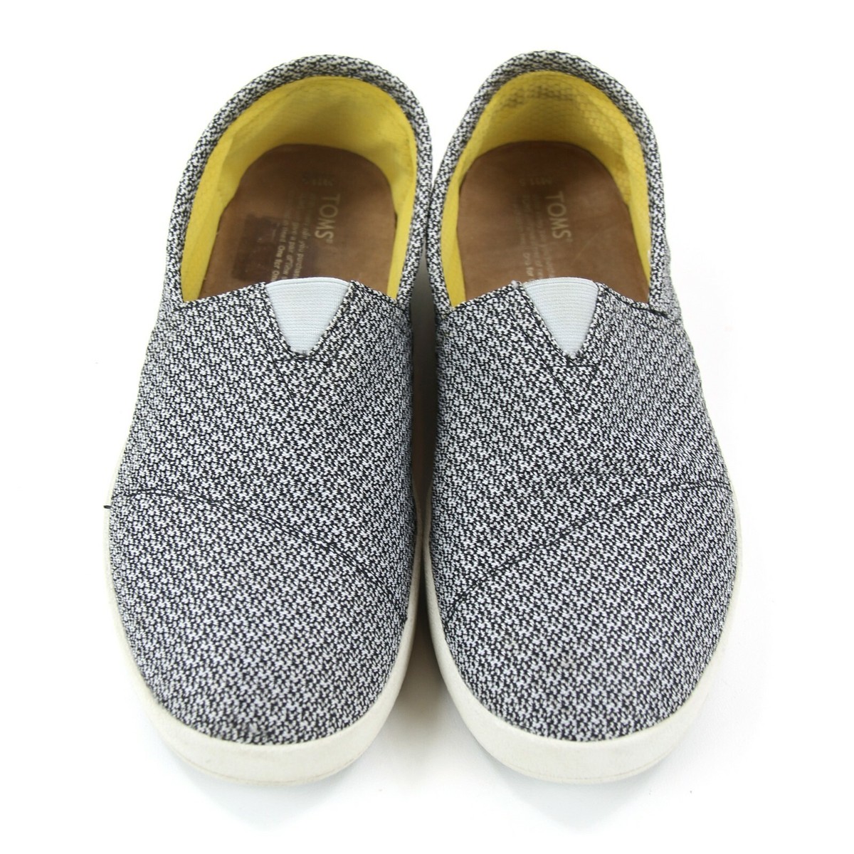 Toms flat loafers  ? size 11.5 canvas ? Toms Gray Fabric Canvas Slip On Loafers Flats Shoes Size 7.5  main image 3