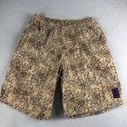 Vtg Ocean Pacific Shorts Mens Large Floral Cotton Elastic Waist