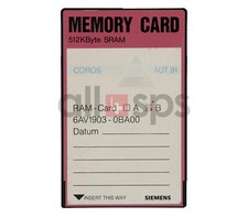 SIEMENS MEMORY MODULE, 6AV1903-0BA00 (US)