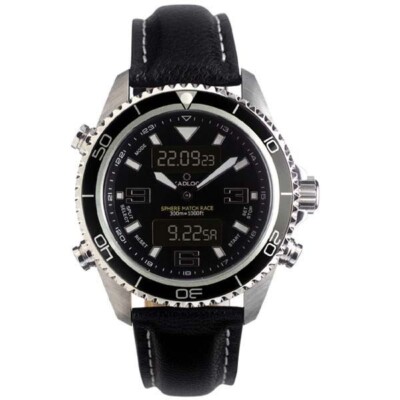 Kadloo Uhr Herrenuhr Quartzuhr Sphere Match Race 81600 BLACK neu