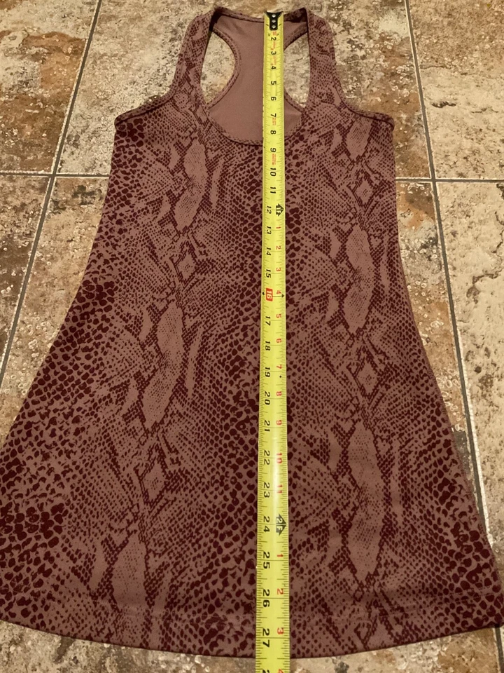 БАК ИЗ ПУСТЫННОЙ ЗМЕИНОЙ КОЖИ LULULEMON (РАЗМЕР 2) - Изображение 4 из 4