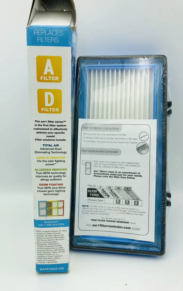 Aer1 sale filter reminder