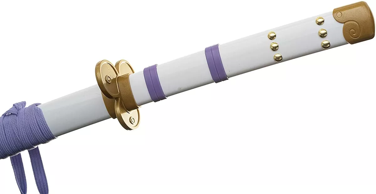 White Ame No Habakiri Enma Sword of Roronoa Zoro in $88 (Japanese Steel is  also Available) from One Piece Swords| Japanese Samurai Sword | Type III