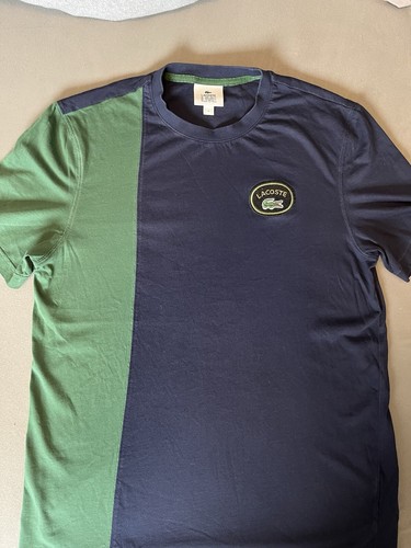 Lacoste T-Shirt Blau/Grün Größe M - Bild 7 von 9