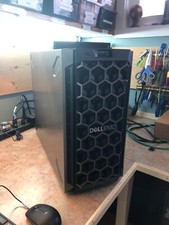 Dell PowerEdge T340 5U Tower Server - 1 x Xeon E-2134, 24 GB RAM, SSD Caddy's