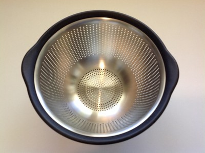 KitchenAid Gourmet 3quart Stainless Steel Colander Black for sale 