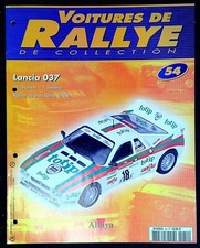 Fascicule Voitures de Rallye de collection N°54 Lancia 037