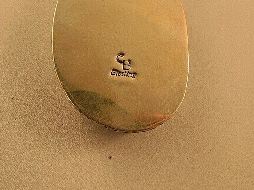 SOUTHWEST TURQUOISE PENDANT BY CLYDE BEGAY STERLING - Picture 4 of 4