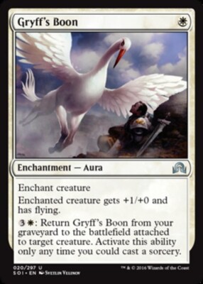MTG - Gryff's Boon - Foil - Shadows Over Innistrad - NM, English Magic FLAT RATE