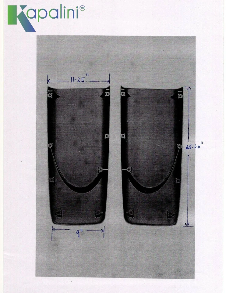 1970 71 72 A-Body Duster Demon Dart Twin Dual Hood Scoops Mopar - Image 3 of 3