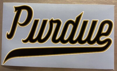Purdue Boilermakers Script Decal Sticker – New, Single