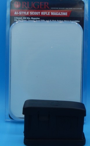 Ruger AI Style Rifle Magazine 3 RD Round 308 WIN Gunsite Scout 90560 ...