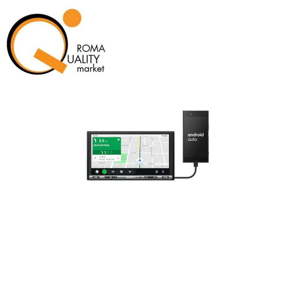 Autoradio SONY XAV AX 3250 Monitor 7" DAB A/V BT Android Apple Weblink Antenna - Immagine 3 di 4