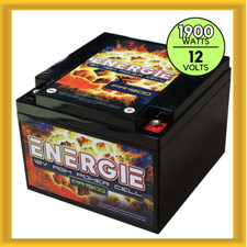 Reikken PR1900 Energie 1900 Watt 12 Volt Power Cell 28 Ah AGM Car Audio Battery