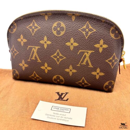 Louis Vuitton Monogram Pochette Cosmetic PM Cosmetic Pouch LV Auth Bag M47515 - Picture 1 of 22