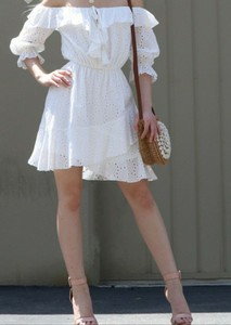 off white eyelet dress