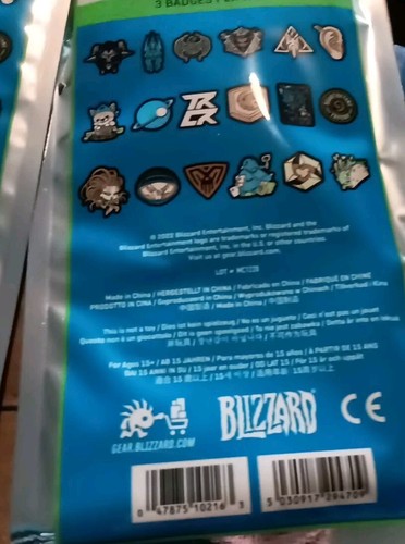 3 Blizzard Blizzcon Badge Booster Packs Of 3 Series 5 Perfect 2 Start Collecting - Picture 7 of 8