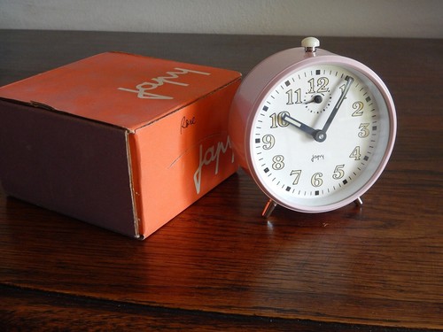 Table Clock Alarm Clock Japy Stock New Years 70 IN Sa Box Original Never Sold As - Picture 7 of 13