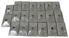 20pcs Hubbell Bell 5186-0 Outdoor Cluster Cover 1-Gang for Weatherproof Box Gray