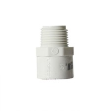 Thrifco 8113166 1/2 Inch Male Thread x Slip PVC Adapter SCH 40