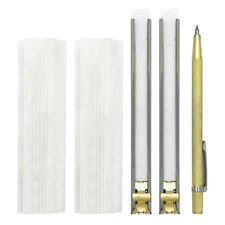 Thin Soapstone Holder Set Pack of 23pcs,Flat Thin 1/16, Mark White Clear and