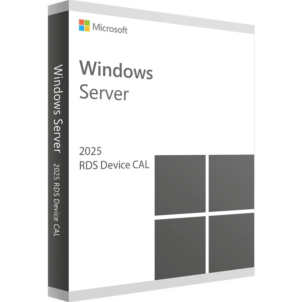 Windows Server 2025 RDS Device CALs | 1, 5, 10, 25, 50 CALs | Schlüssel per Mail