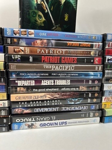 DVD Lot Assorted 40 + 10 BONUS  = 50 DVD's  mix of great Movies FREE SHIP CANADA - Afbeelding 1 van 8